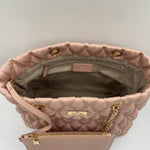 Borsa shopper grande in tessuto embossed - Elisabetta Franchi BS64A47E2 181 ELISABETTA FRANCHI 