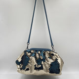 Borsa hobo paillettes oro verde - Ofelia AR027P PISTACCHIO OFELIA 