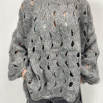 Maglia intrecciata JS376 GRIGIO OFELIA 