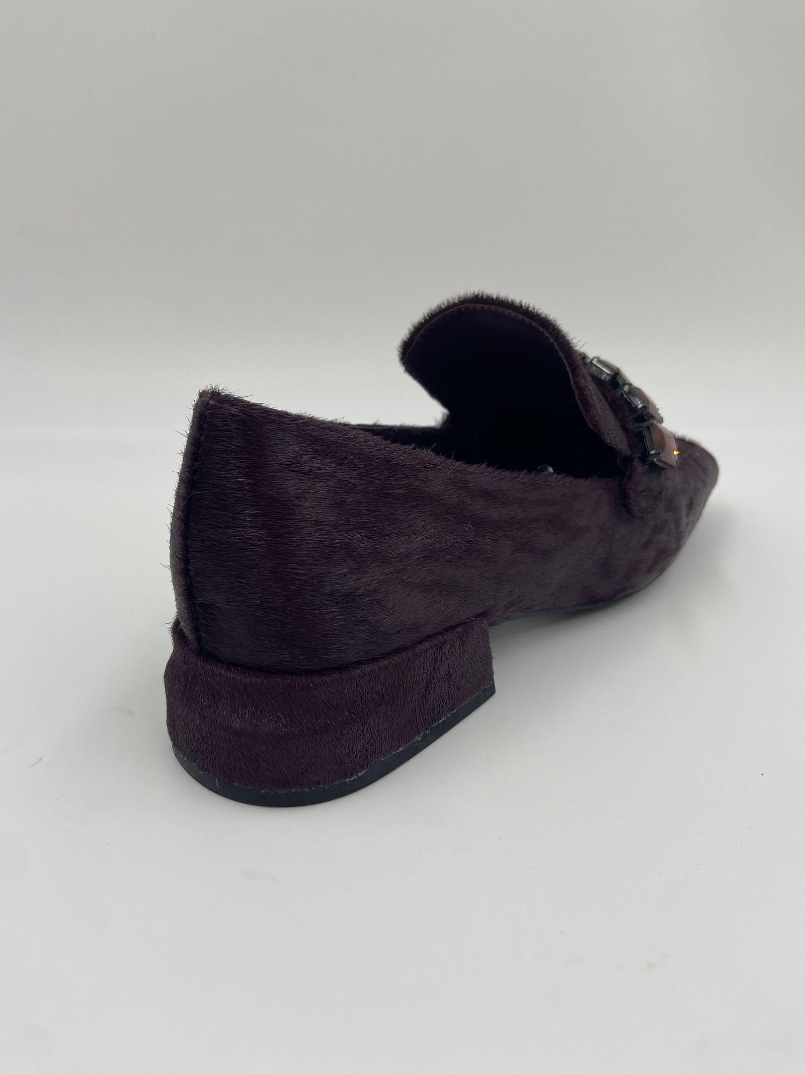 Mocassino in cavallino PJ602Y VIOLA JEANNOT 