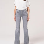 Jeans bootcut grigio con lavaggio medio FP24WVA010 D46093553 FRACOMINA 