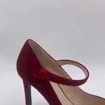Dècolletè in velluto - Lella Baldi LB292T ROSSO LELLA BALDI 