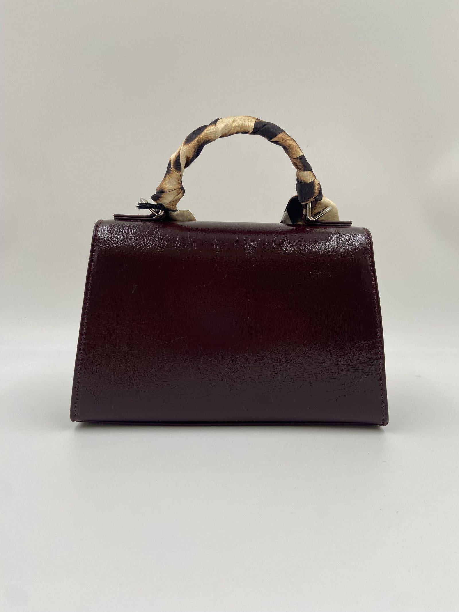 Borsa Teddy mini 1519 PRUGNA RUE MADAM PARIS 