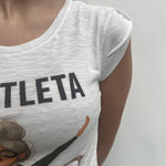 T-shirt Io Atleta IOATLETA BIANCO OFELIA 