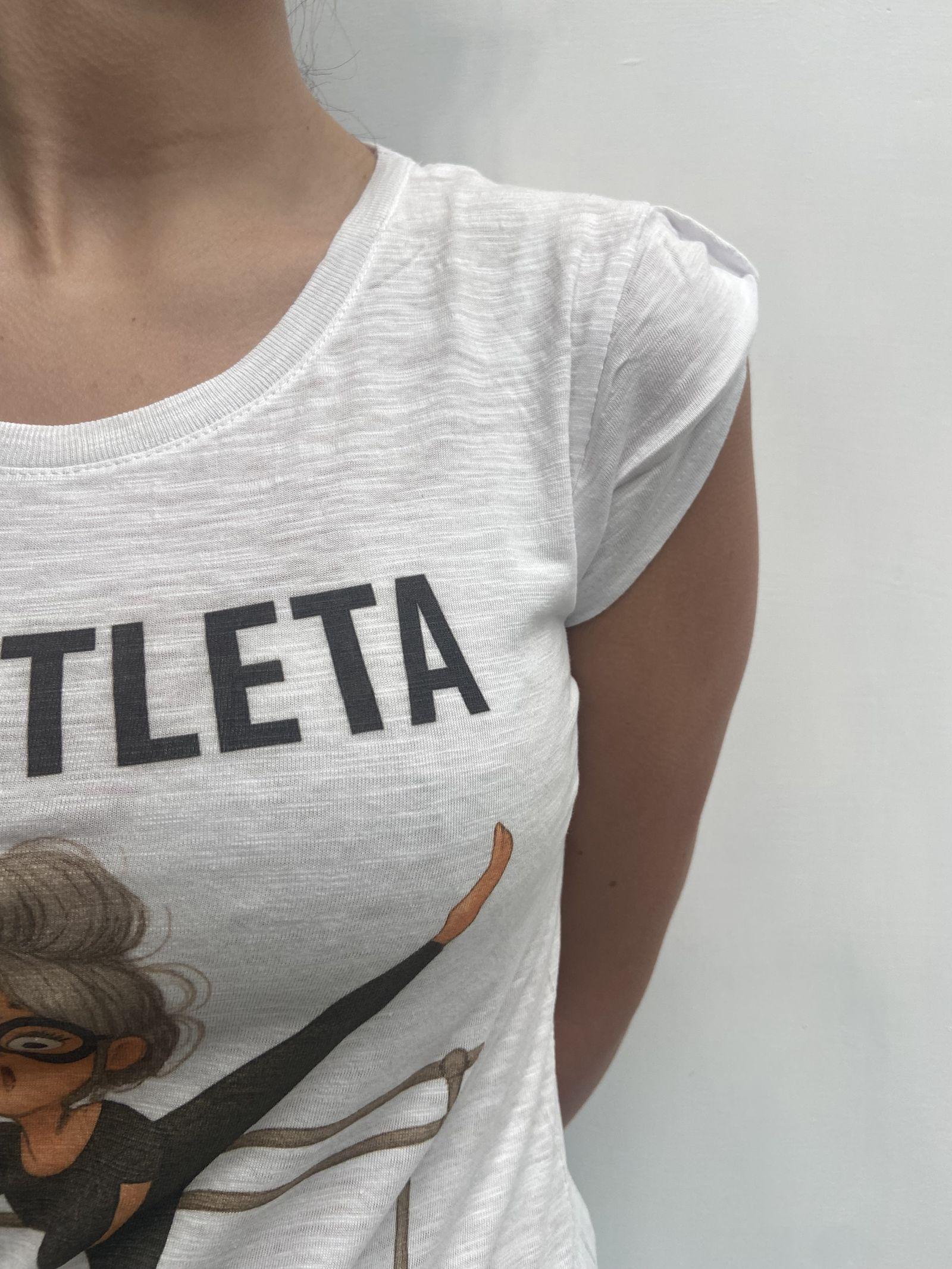 T-shirt Io Atleta IOATLETA BIANCO OFELIA 