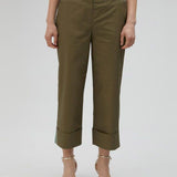 Pantalone con risvolto