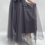 Gonna lunga in tulle