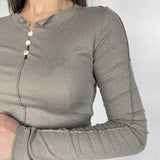 Maglia serafino - Eleh SS260264 GRIGIO ELEH 
