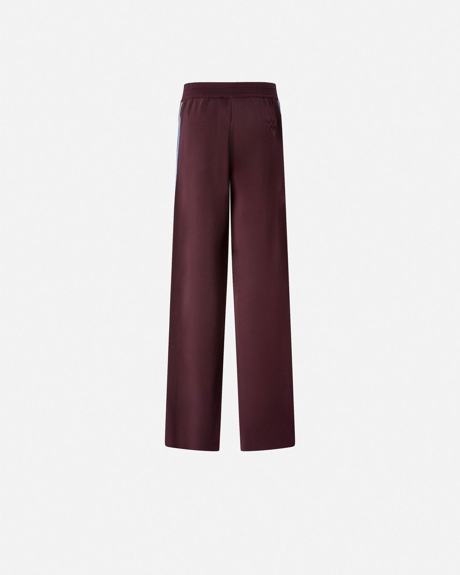 Pantaloni con bande laterali 105394A2FQ R57 PINKO 