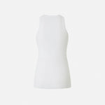Top canotta a costine con logo uccellini 100807-A2C1 Z04 PINKO 