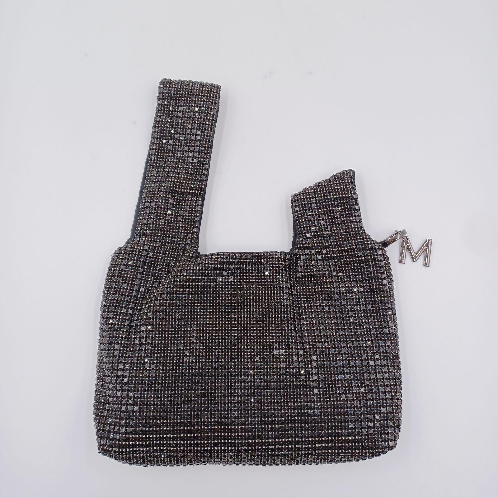 Borsetta in rete di strass MF2504016 00N MAITE 
