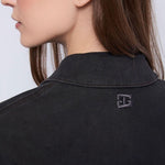 Giubbotto in denim con piume 521FD36001 00 GAUDI' 