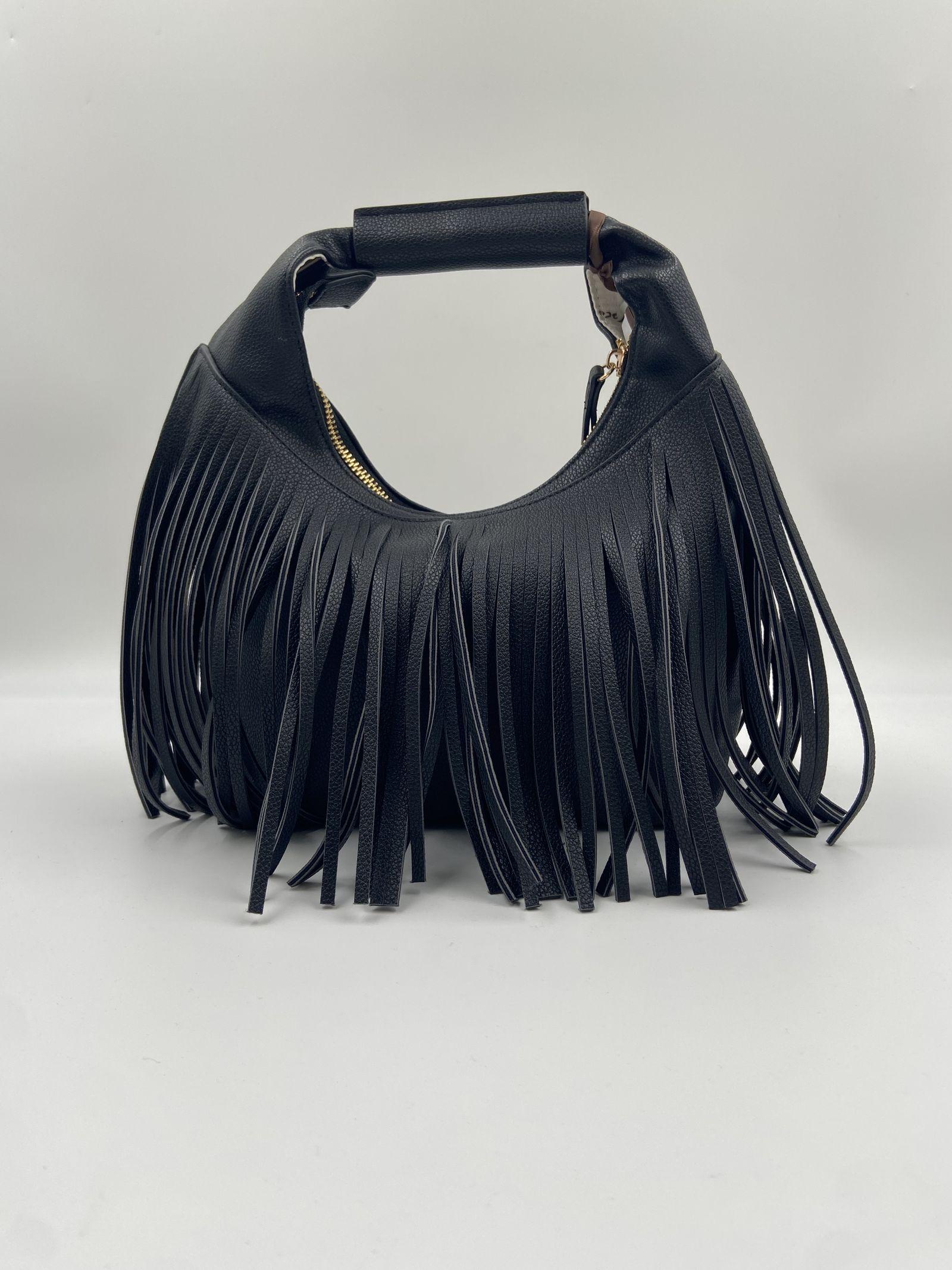Borsa Hobo Mini frange - Manila Grace B825EU MA001 MANILA GRACE 