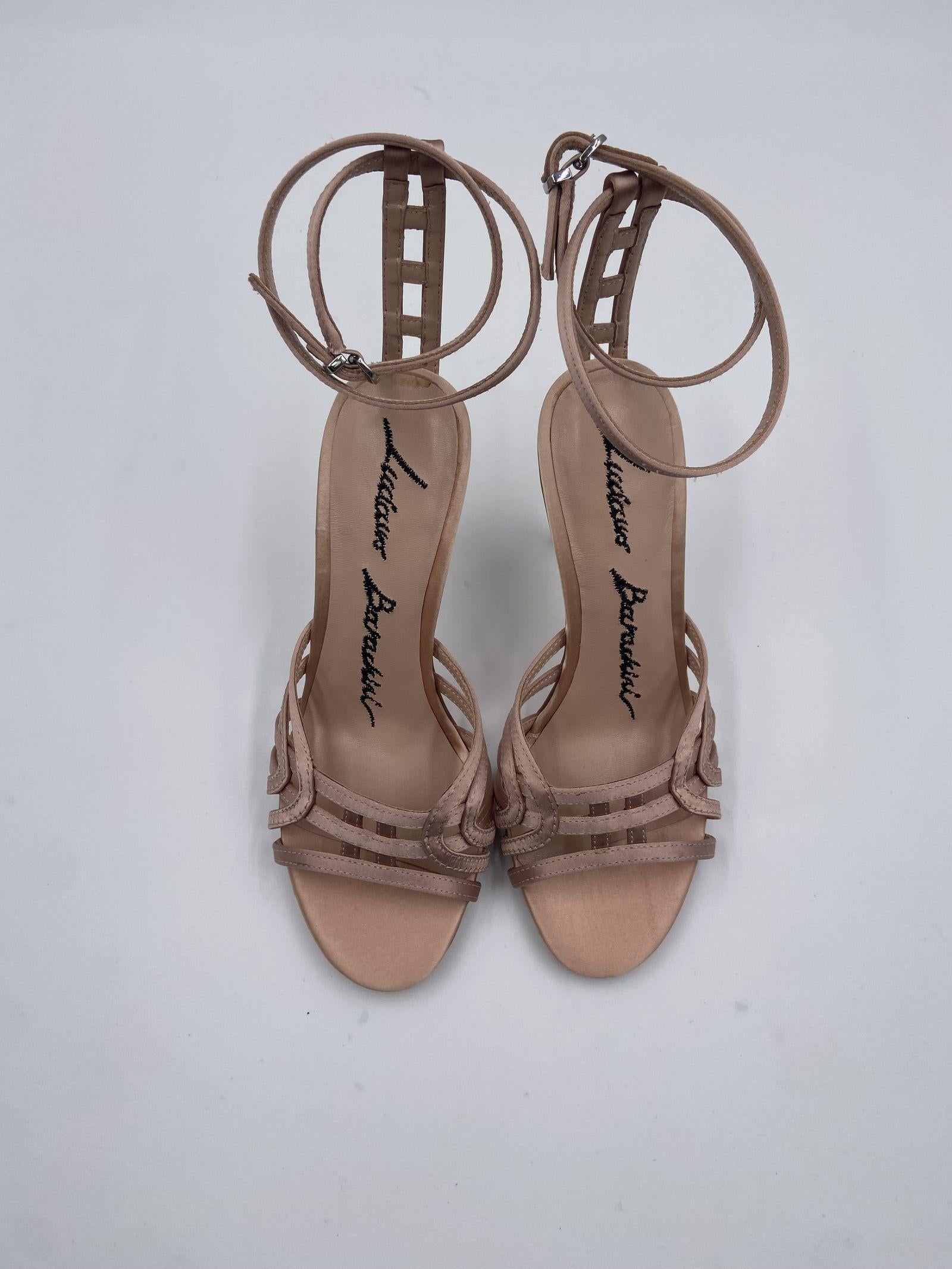 Sandalo tacco strass RG362 COCO LUCIANO BARACHINI 