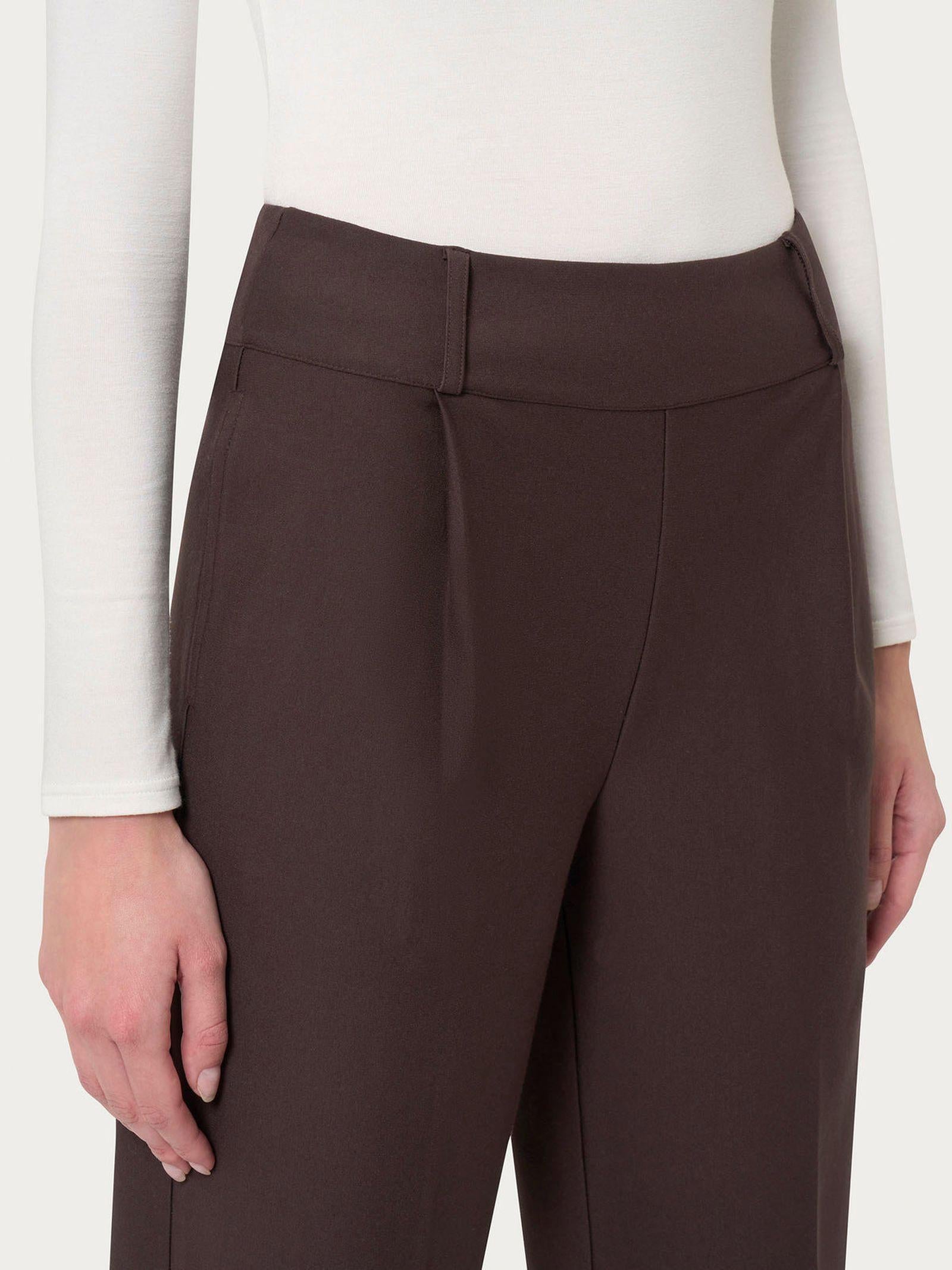 Pantalone carrot con pinces in tessuto Compact - Ragno DO16PF FW24 A75 RAGNO 