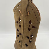 Stivaletto texano in camoscio