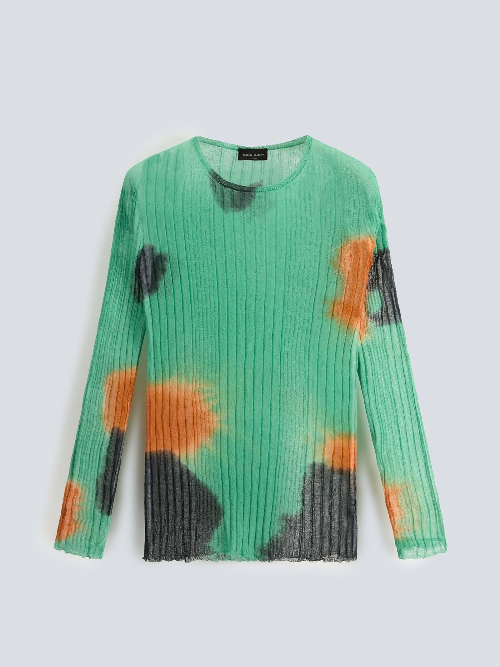 Maglia con trattamento handmade B04001 B0424 ROBERTO COLLINA 
