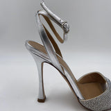 Sandalo aperto con mini strass