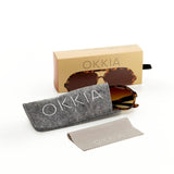 Occhiale da sole Alessio OK021CH MARRONE OKKIA 