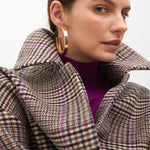 Cappotto a quadri MF2501002 25N MAITE 