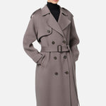 Trench cappotto in lana CP57D46E2 CG8 ELISABETTA FRANCHI 