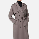 Trench cappotto in lana CP57D46E2 CG8 ELISABETTA FRANCHI 