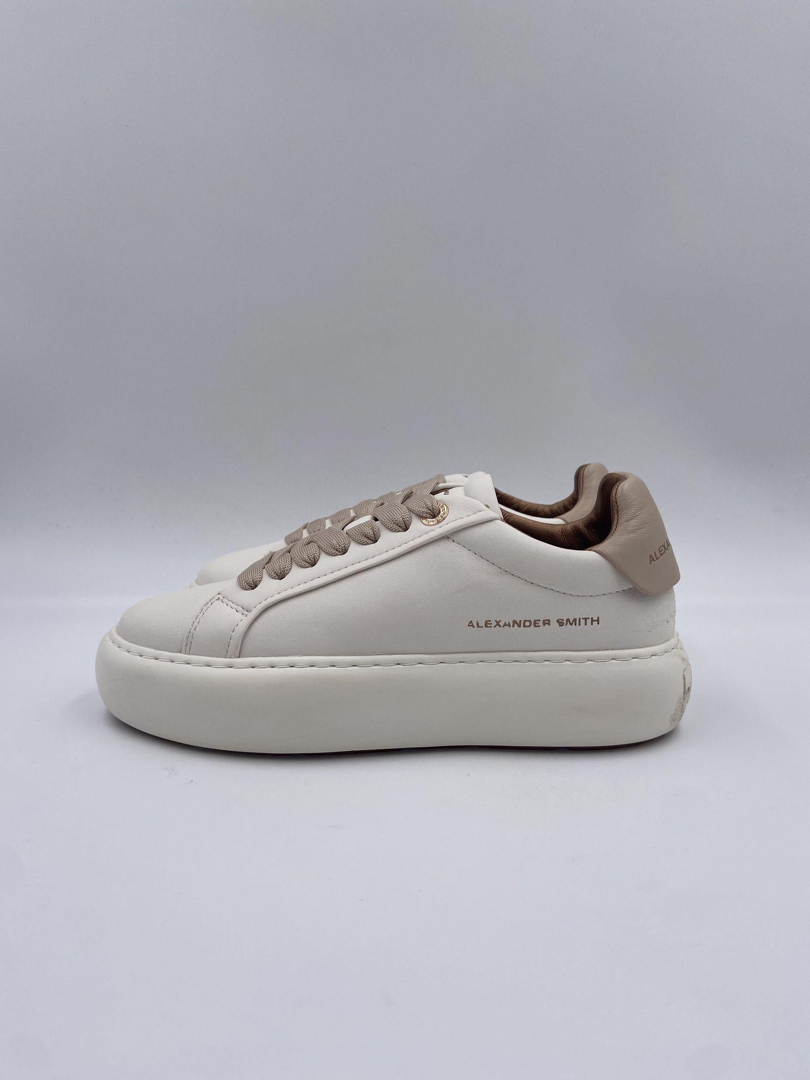 Sneakers Soho White Nude ASBBSOW 3563 WBE ALEXANDER SMITH 