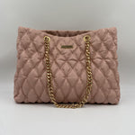 Borsa shopper grande in tessuto embossed - Elisabetta Franchi BS64A47E2 181 ELISABETTA FRANCHI 