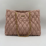 Borsa shopper grande in tessuto embossed - Elisabetta Franchi BS64A47E2 181 ELISABETTA FRANCHI 