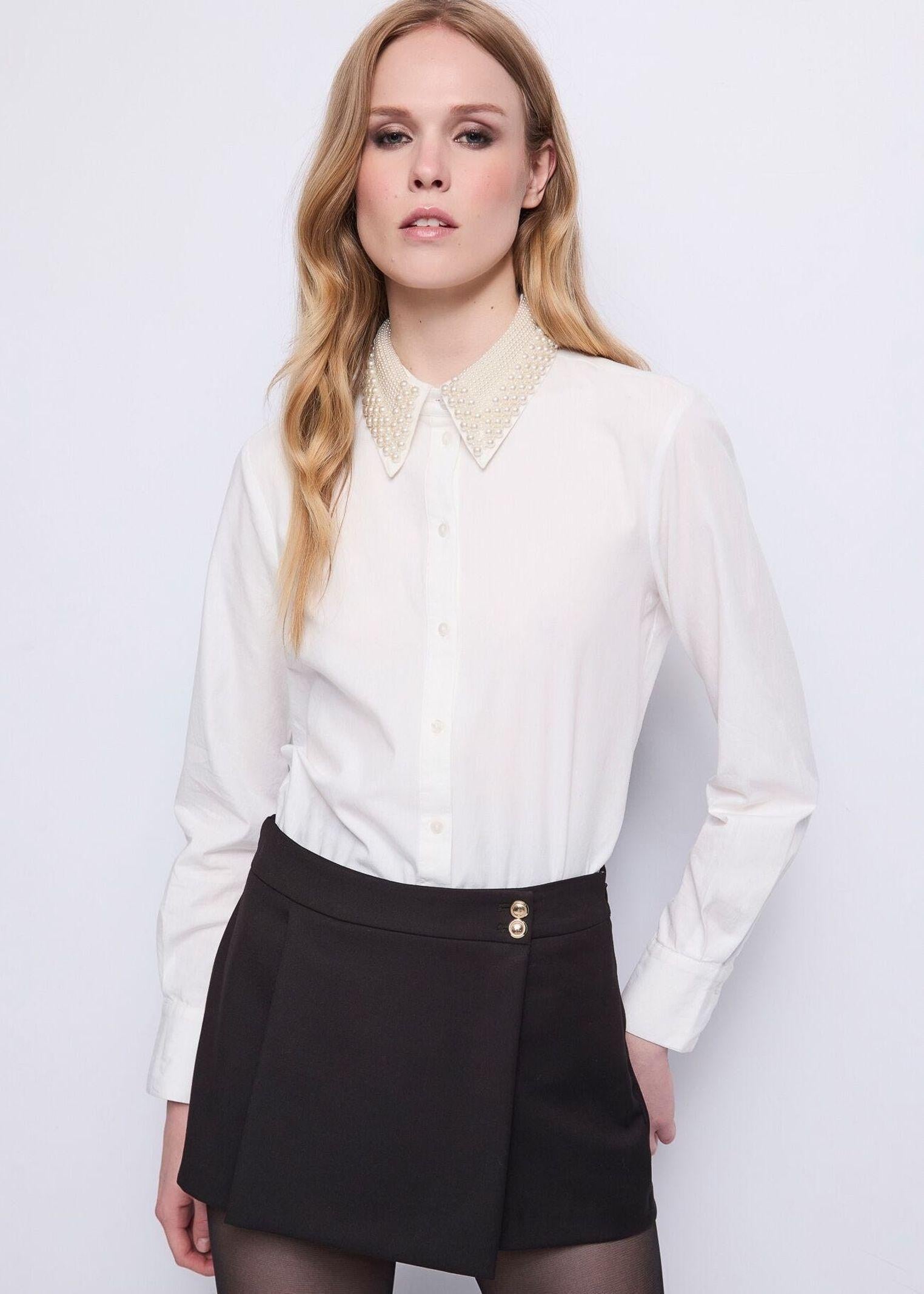 Camicia con perle 521FD45011 2101 GAUDI' 