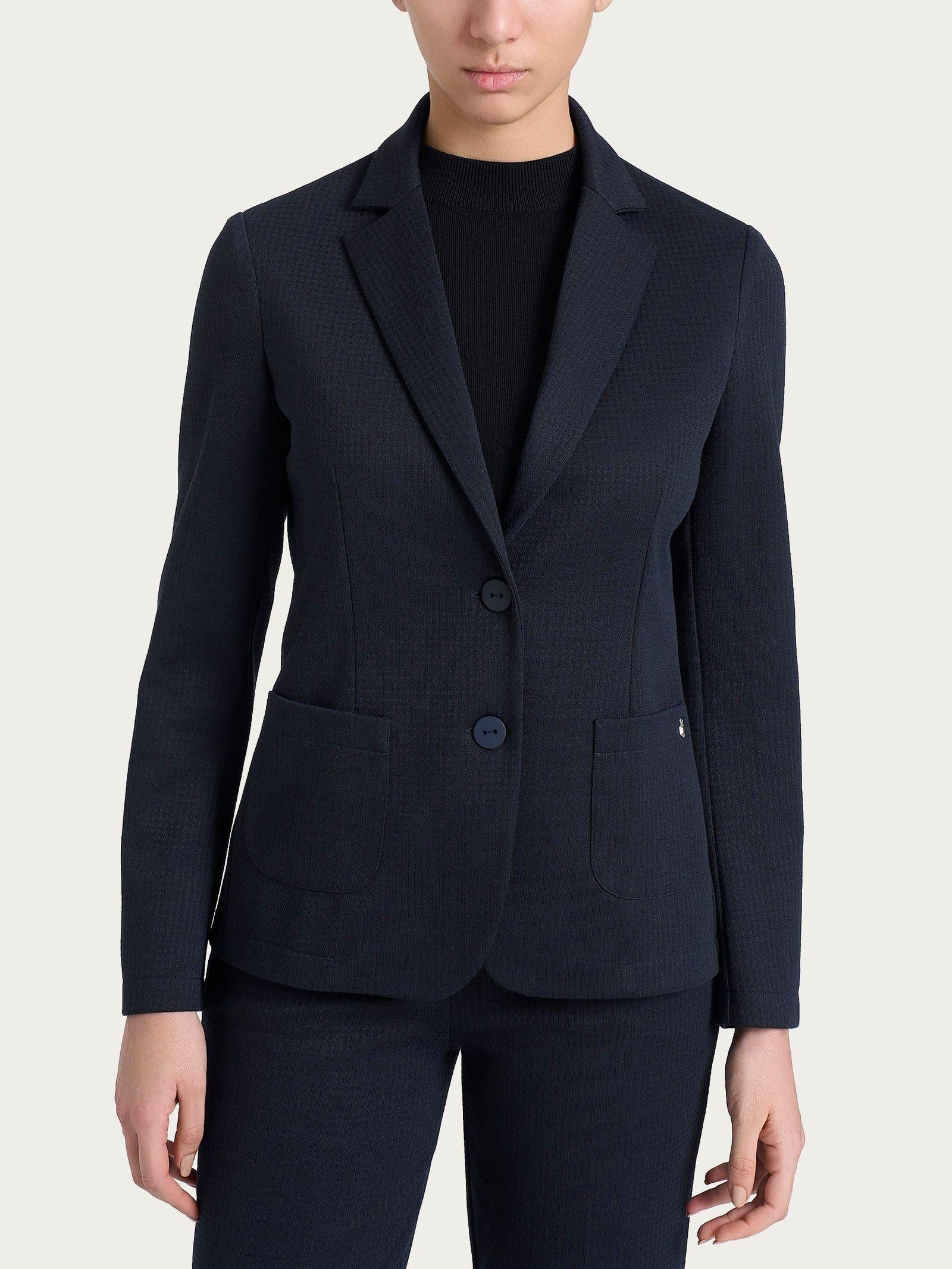 Giacca con micro check - Ragno DR49GAFW25 078F RAGNO 