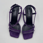 Sandalo scamosciato con strass 100670-A0NZ J11 PINKO 