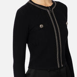 Maglia giacca con catena MK30B47E2 110 ELISABETTA FRANCHI 
