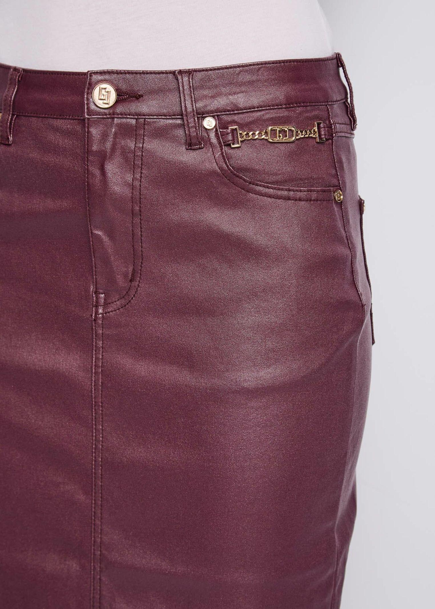 Gonna longuette con gioiello 521BD75002 2416 GAUDI' 