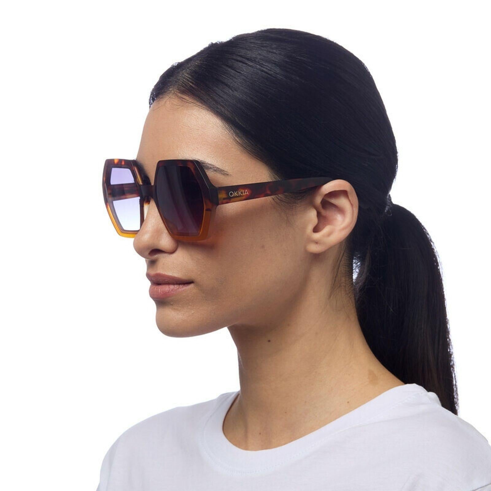 Occhiale da sole Emma OK015HY GIALLOMARRONE OKKIA 
