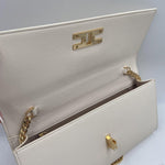 Baguette con tracolla e placca logo - Elisabetta Franchi BS32A51E2 193 ELISABETTA FRANCHI 