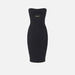 Abito con dettagli à jour - Elisabetta Franchi AM05B56E2 110 ELISABETTA FRANCHI 