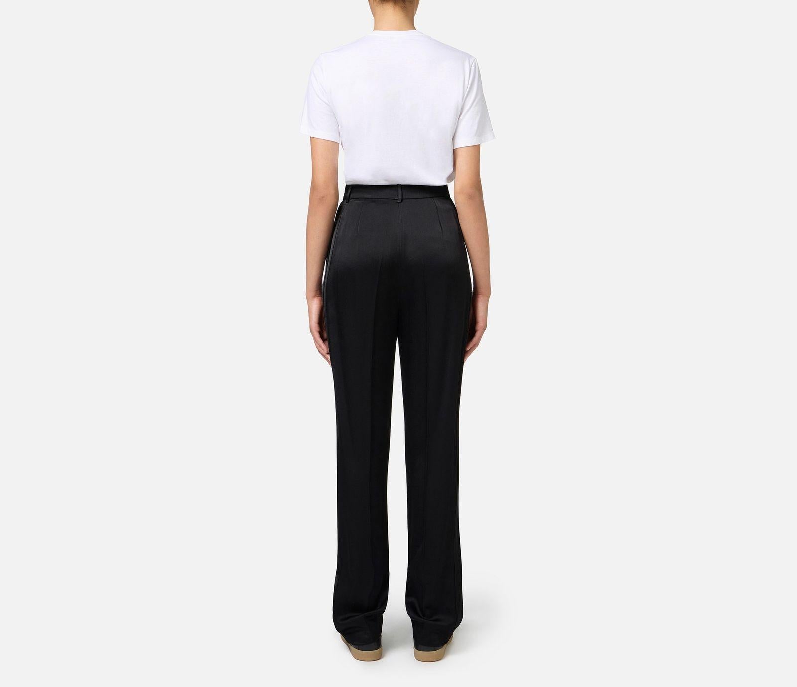 T-shirt con logo college - Elisabetta Franchi MA01546E2 270 ELISABETTA FRANCHI 