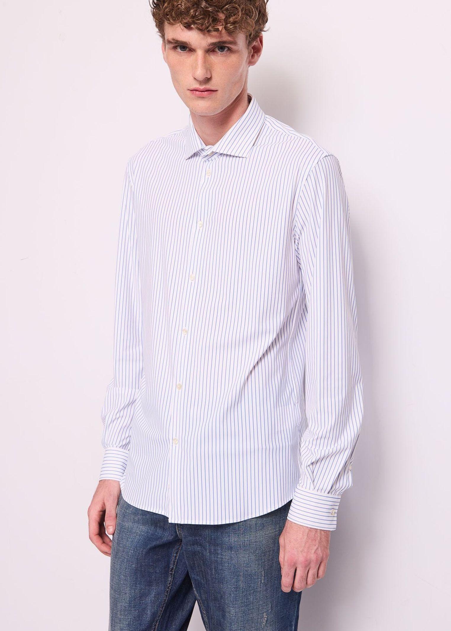 Camicia a righe 511GU45034 51606401 GAUDI' 