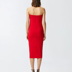 Abito con scollo sagomato 105021-A2GS R49 PINKO 