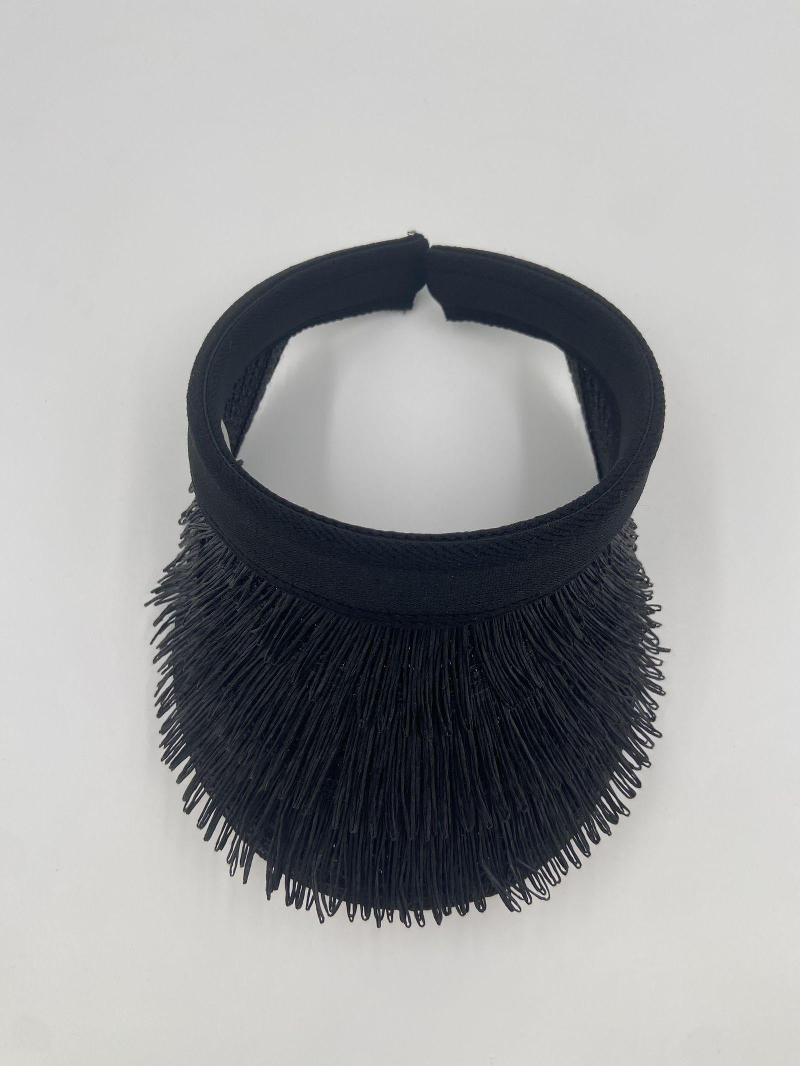 Visiera con frange - Ofelia YM0899 NERO OFELIA 