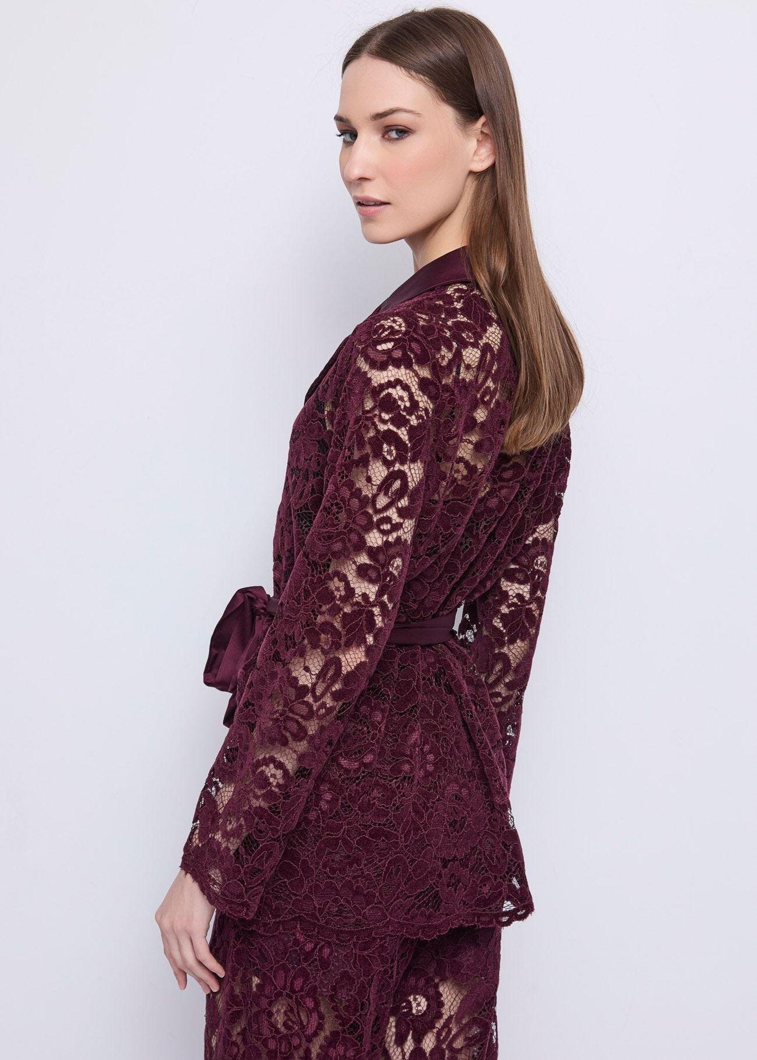 Giacca in pizzo floreale 521FD35012 2434 GAUDI' 