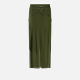 Gonna lunga in georgette