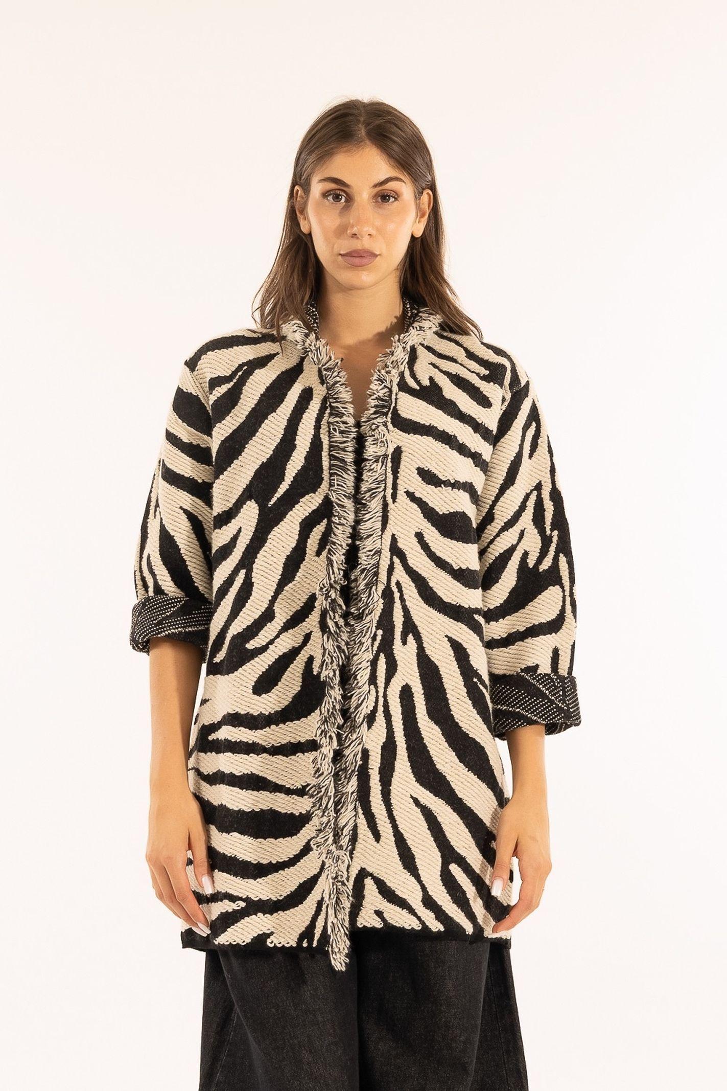 Cardigan giacca in lana 3M1033N1 496 KONTATTO 