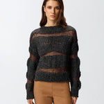 Maglione in jacquard 105688A2U3 ZI9 PINKO 