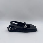 Square Closed decolletè fibbie nere 1G3554D 101 VIC MATIE' 