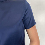 T-shirt lucida girocollo MM203633 BLU OFELIA 