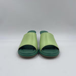 Sandalo tacco rocchetto 23057-467A VERDE ANGEL ALARCON 