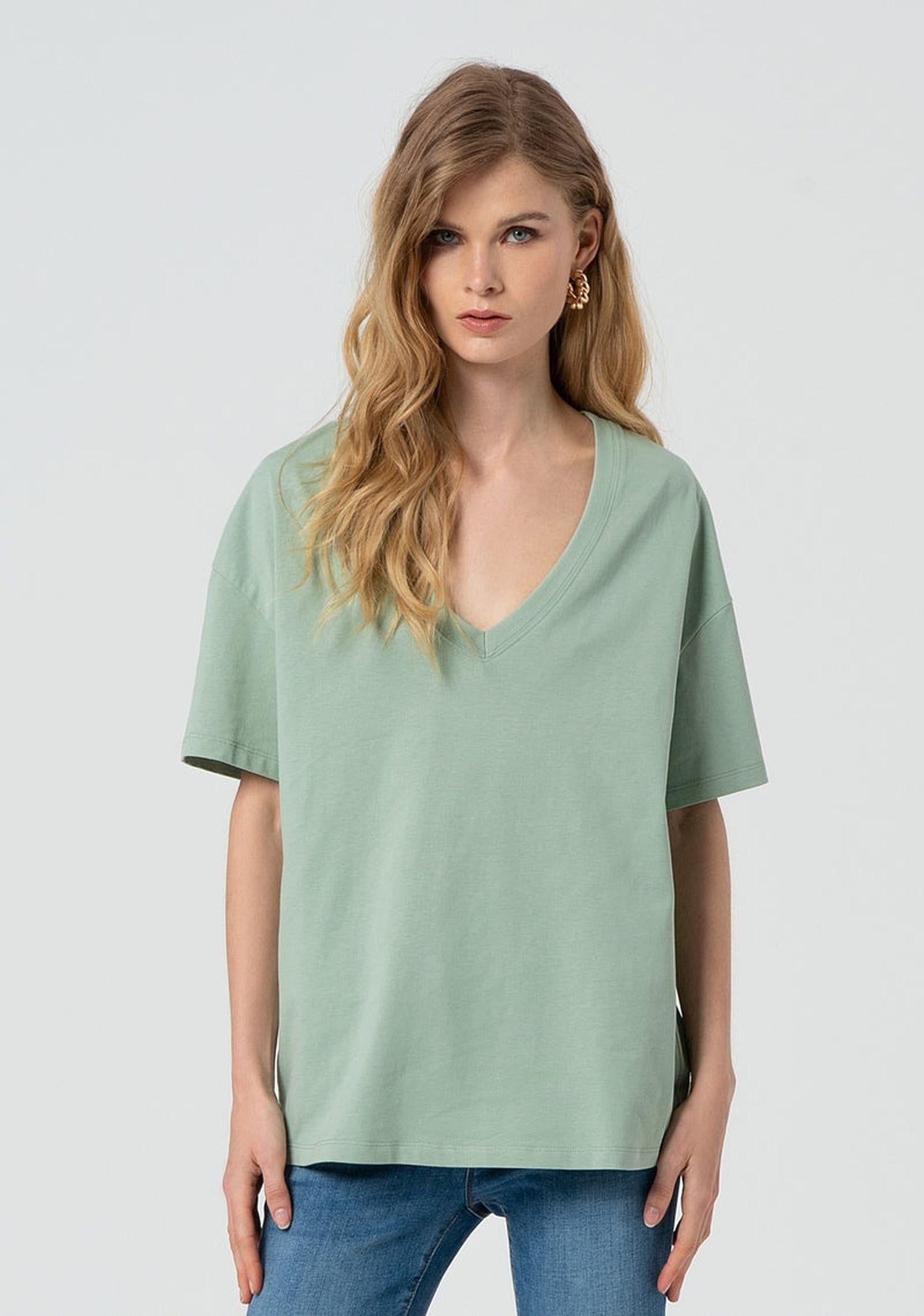 T-shirt over in jersey FP25ST3015J48001 247 FRACOMINA 