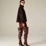 Cappotto collo alto K105WU MA646 MANILA GRACE 